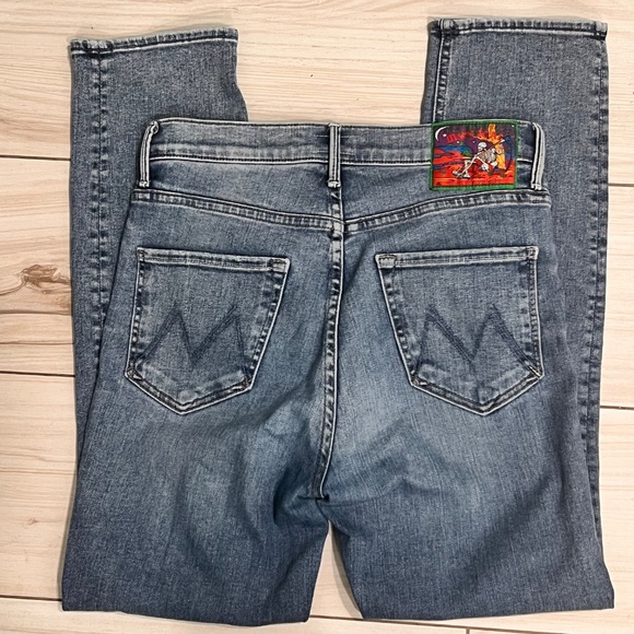 MOTHER Mystical Dazzler Laws of Attraction Women's High Rise Jeans Size 28 - Picture 8 of 16